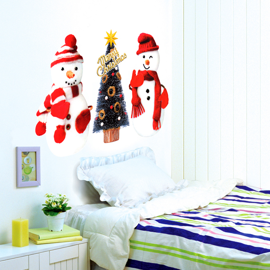 Snowman & Christmas Tree